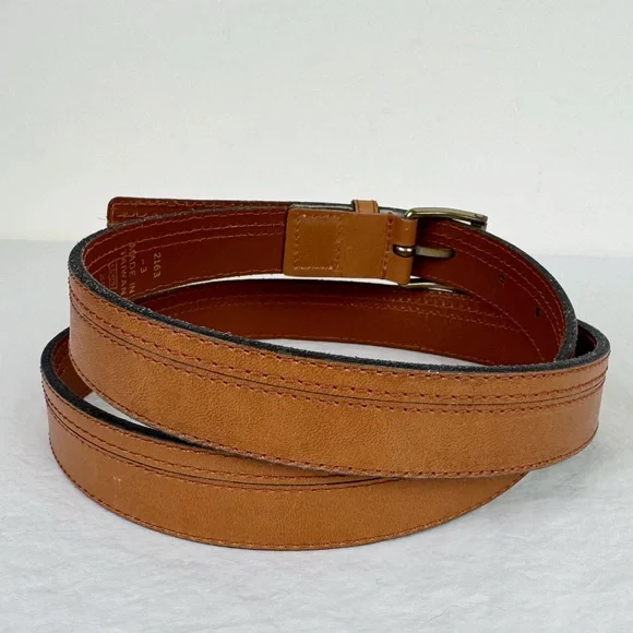 Levi's Vintage Tan Brown Leather Belt